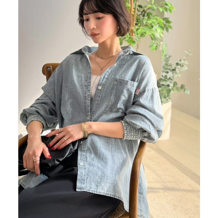 《JaVaジャバコラボ》サラッとコットン100％オーバーサイズ胸ポケットシアーデ… | Classical Elf  | 詳細画像1 