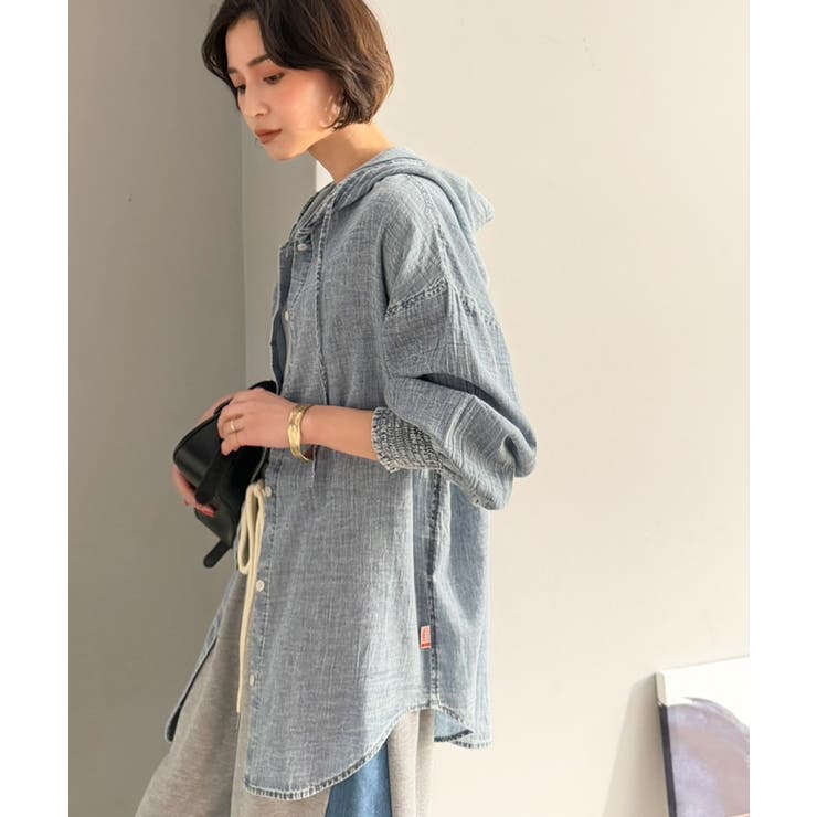 《JaVaジャバコラボ》軽やかに、さらりと。コットン100％フード付き袖シャーリ… | Classical Elf  | 詳細画像8 