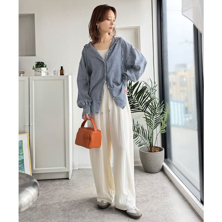 《JaVaジャバコラボ》軽やかに、さらりと。コットン100％フード付き袖シャーリ… | Classical Elf  | 詳細画像19 