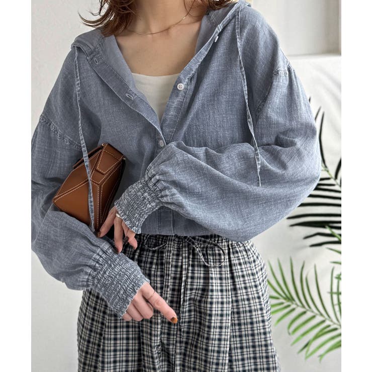 《JaVaジャバコラボ》軽やかに、さらりと。コットン100％フード付き袖シャーリ… | Classical Elf  | 詳細画像20 