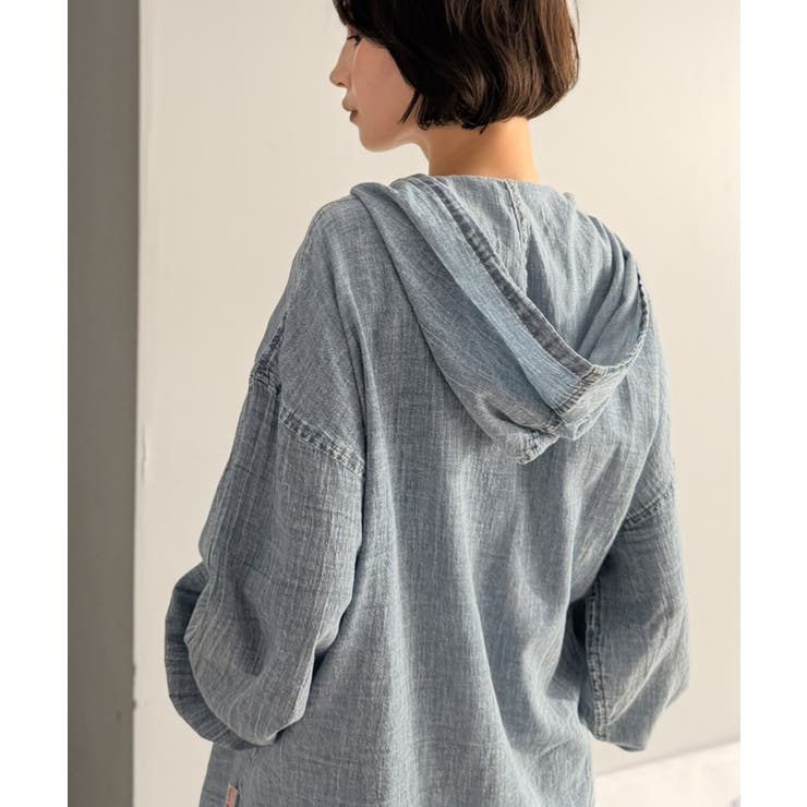 《JaVaジャバコラボ》軽やかに、さらりと。コットン100％フード付き袖シャーリ… | Classical Elf  | 詳細画像25 