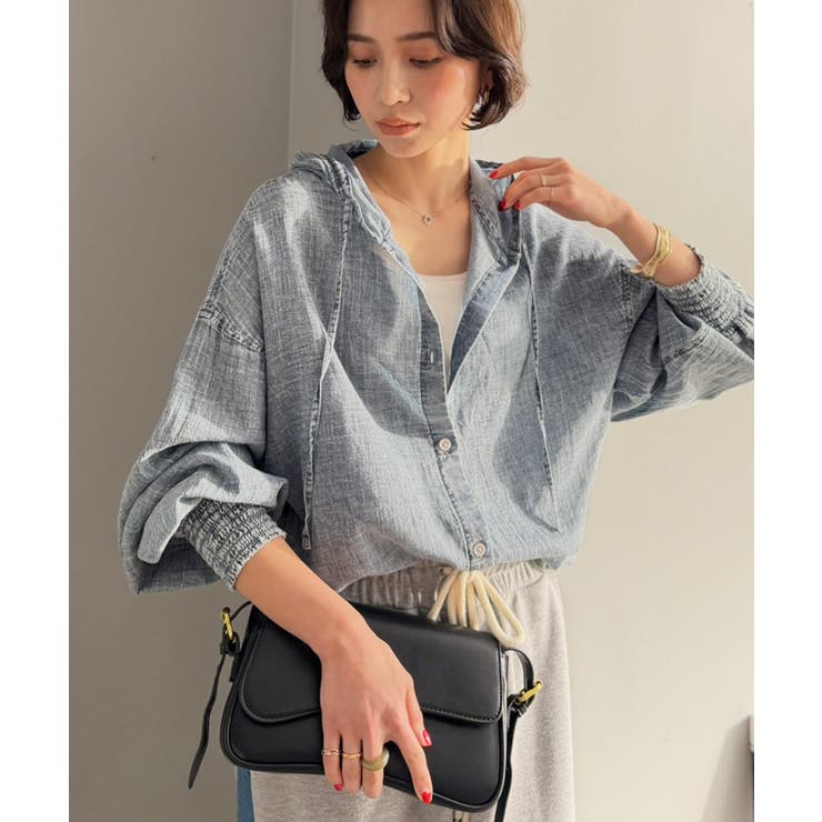 《JaVaジャバコラボ》軽やかに、さらりと。コットン100％フード付き袖シャーリ… | Classical Elf  | 詳細画像7 