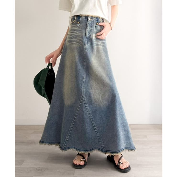 《JaVaジャバコラボ》贅沢フリンジに一目惚れ。ヴィンテージライクデニムフリンジ… | Classical Elf  | 詳細画像9 