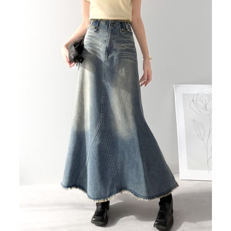 《JaVaジャバコラボ》贅沢フリンジに一目惚れ。ヴィンテージライクデニムフリンジ… | Classical Elf  | 詳細画像14 