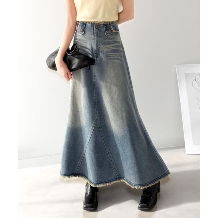 《JaVaジャバコラボ》贅沢フリンジに一目惚れ。ヴィンテージライクデニムフリンジ… | Classical Elf  | 詳細画像15 