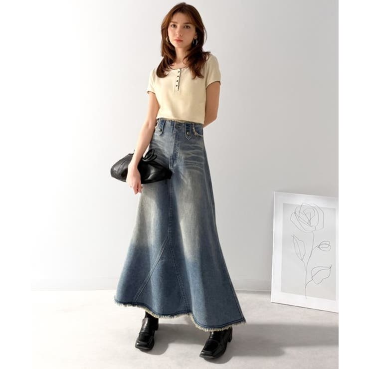 《JaVaジャバコラボ》贅沢フリンジに一目惚れ。ヴィンテージライクデニムフリンジ… | Classical Elf  | 詳細画像16 