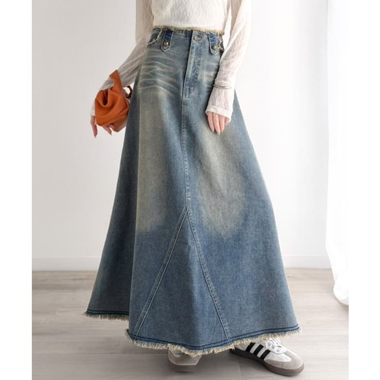 《JaVaジャバコラボ》贅沢フリンジに一目惚れ。ヴィンテージライクデニムフリンジ… | Classical Elf  | 詳細画像3 