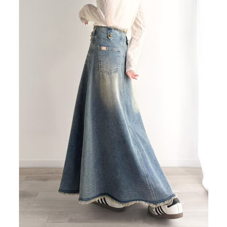 《JaVaジャバコラボ》贅沢フリンジに一目惚れ。ヴィンテージライクデニムフリンジ… | Classical Elf  | 詳細画像4 