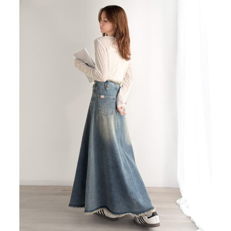 《JaVaジャバコラボ》贅沢フリンジに一目惚れ。ヴィンテージライクデニムフリンジ… | Classical Elf  | 詳細画像6 