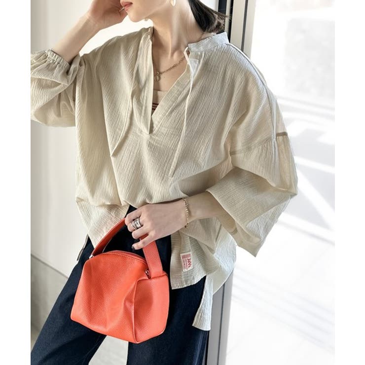 《JaVa ジャバコラボ》大人の抜け感。綿100%楊柳素材のカフタンシャツ | Classical Elf  | 詳細画像13 