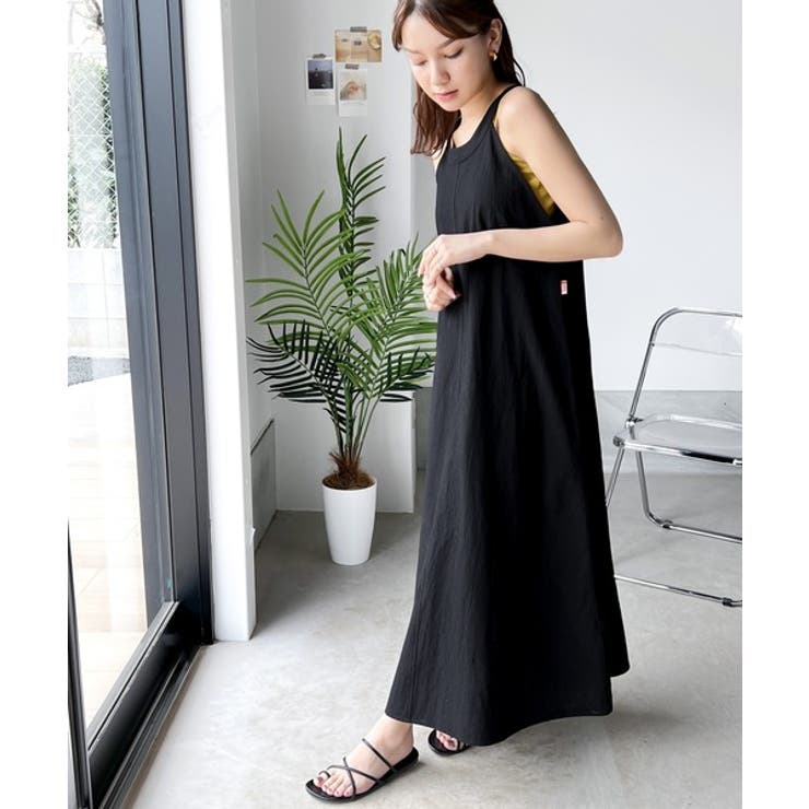 Liesse（リエス）の「ワッシャーノースリーブワンピース