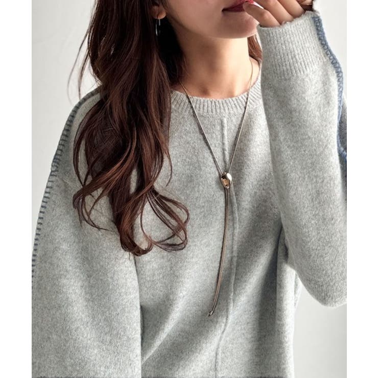 《JaVaジャバ コラボ》一枚でこなれる、立体感スリーブ×配色ステッチ。バナナス… | Classical Elf  | 詳細画像11 