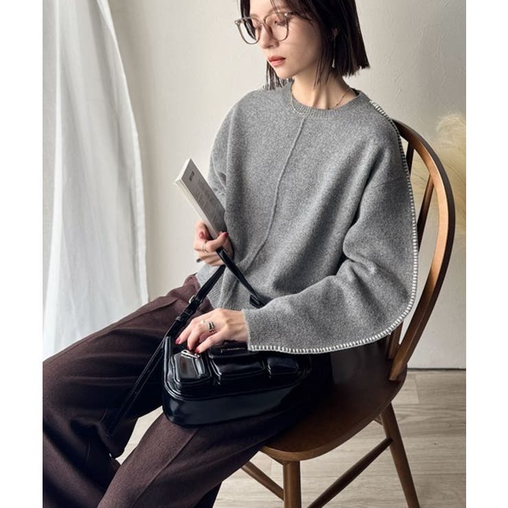 《JaVaジャバ コラボ》一枚でこなれる、立体感スリーブ×配色ステッチ。バナナス… | Classical Elf  | 詳細画像15 