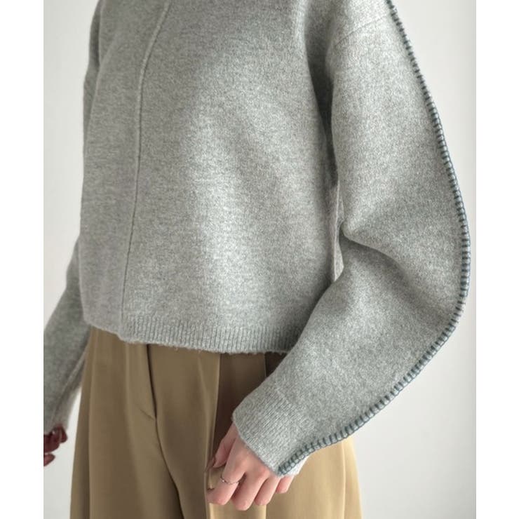 《JaVaジャバ コラボ》一枚でこなれる、立体感スリーブ×配色ステッチ。バナナス… | Classical Elf  | 詳細画像27 