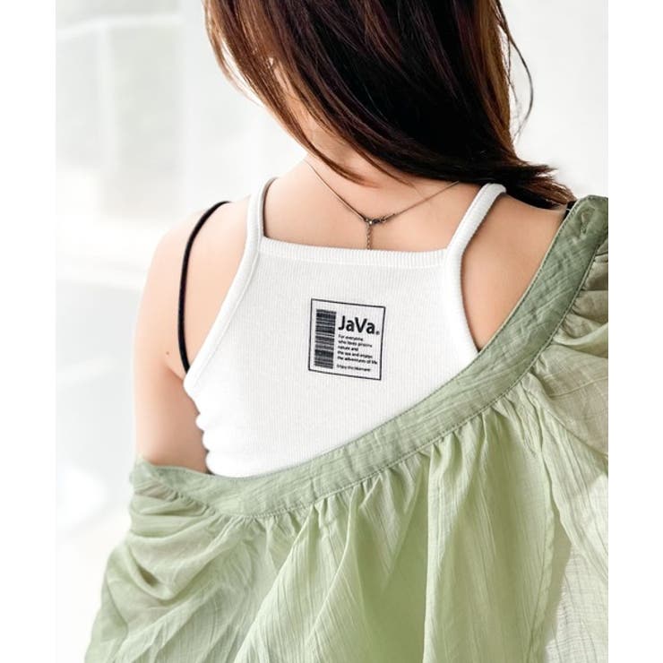 《JaVa ジャバコラボ》“背中で魅せる”。バックプリント使いアメスリキャミソー… | Classical Elf  | 詳細画像4 