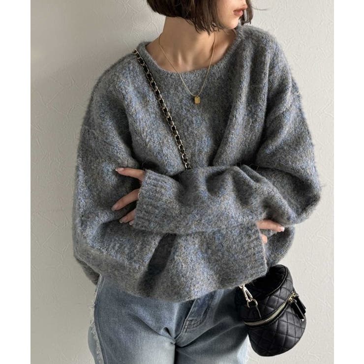 《JaVaジャバコラボ》秋冬の鉄板。日常にふわふわな彩りを。クルーネックミックス… | Classical Elf  | 詳細画像20 