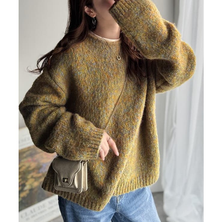 《JaVaジャバコラボ》秋冬の鉄板。日常にふわふわな彩りを。クルーネックミックス… | Classical Elf  | 詳細画像23 