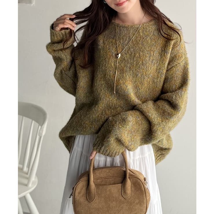 《JaVaジャバコラボ》秋冬の鉄板。日常にふわふわな彩りを。クルーネックミックス… | Classical Elf  | 詳細画像24 