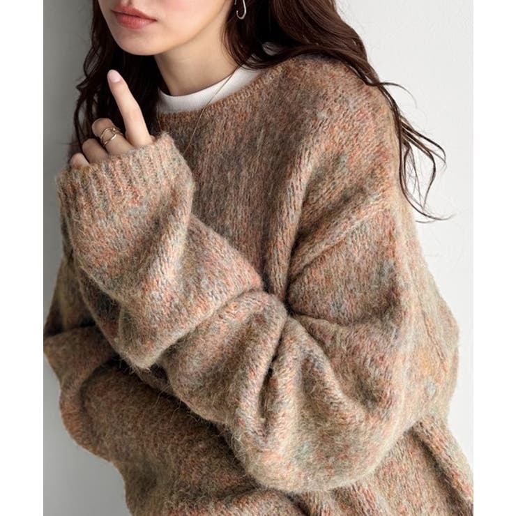 《JaVaジャバコラボ》秋冬の鉄板。日常にふわふわな彩りを。クルーネックミックス… | Classical Elf  | 詳細画像32 