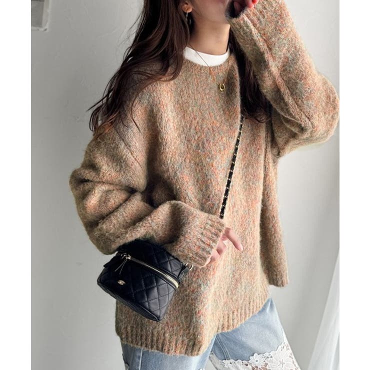 《JaVaジャバコラボ》秋冬の鉄板。日常にふわふわな彩りを。クルーネックミックス… | Classical Elf  | 詳細画像34 