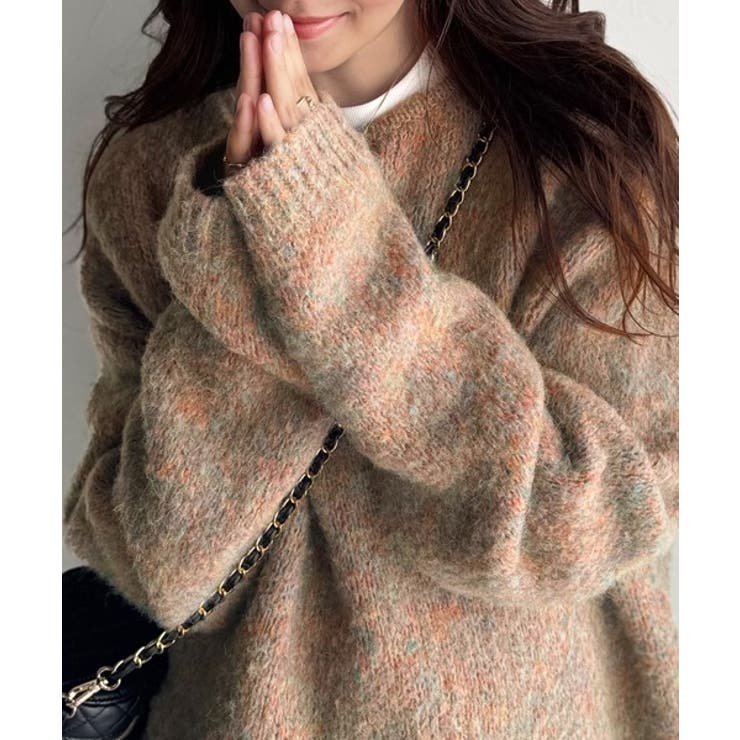 《JaVaジャバコラボ》秋冬の鉄板。日常にふわふわな彩りを。クルーネックミックス… | Classical Elf  | 詳細画像35 