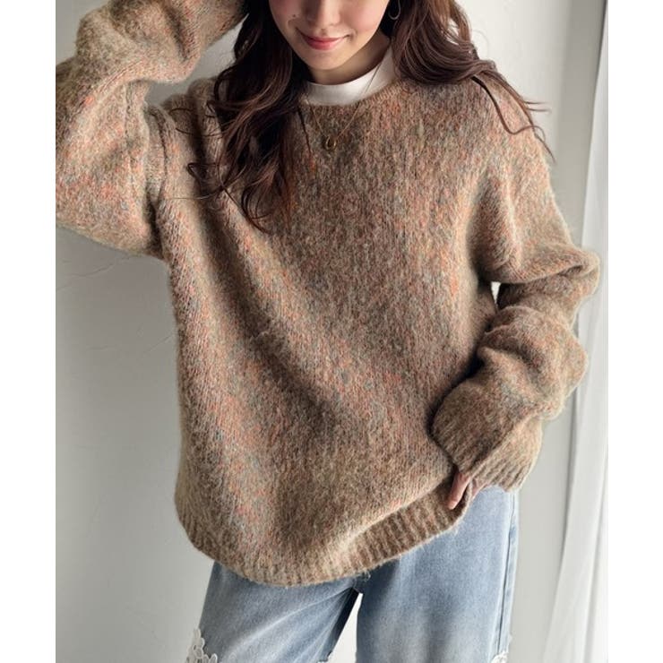 《JaVaジャバコラボ》秋冬の鉄板。日常にふわふわな彩りを。クルーネックミックス… | Classical Elf  | 詳細画像36 