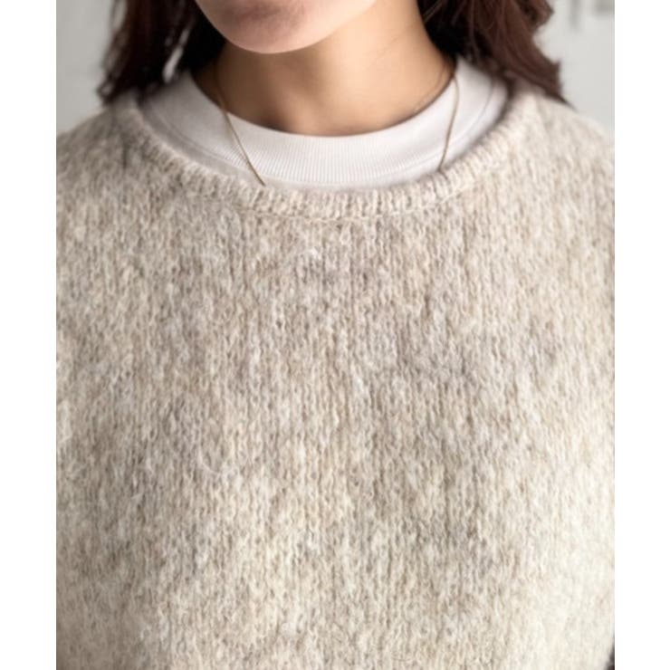 《JaVaジャバコラボ》秋冬の鉄板。日常にふわふわな彩りを。クルーネックミックス… | Classical Elf  | 詳細画像39 