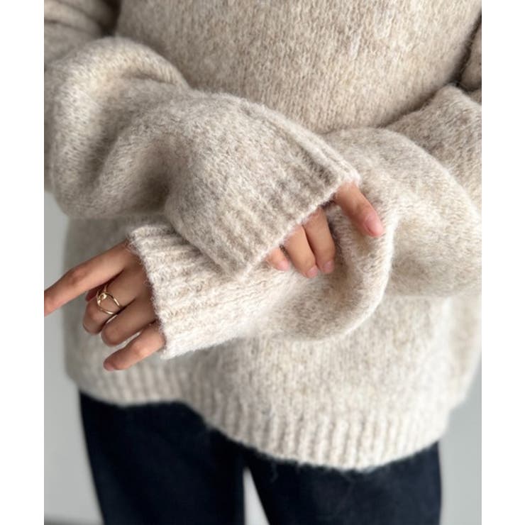 《JaVaジャバコラボ》秋冬の鉄板。日常にふわふわな彩りを。クルーネックミックス… | Classical Elf  | 詳細画像40 