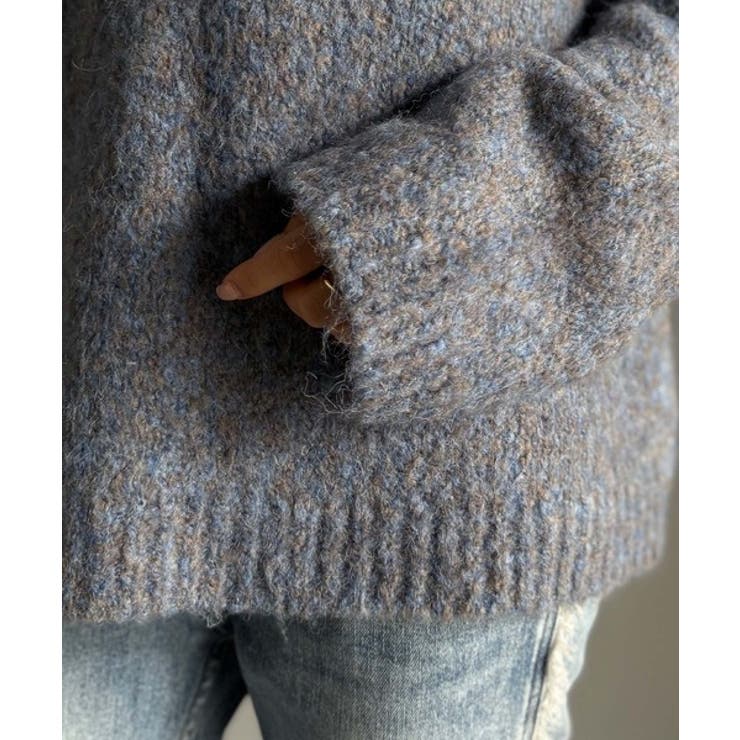 《JaVaジャバコラボ》大人カジュアルならこの1枚。ミックスカラー深Vネックニッ… | Classical Elf  | 詳細画像29 