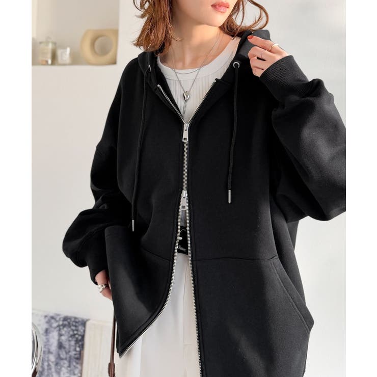 《JaVaジャバコラボ》シルエットアレンジ自在♪毎日使いに頼れる一枚◎ダブルジッ… | Classical Elf  | 詳細画像2 