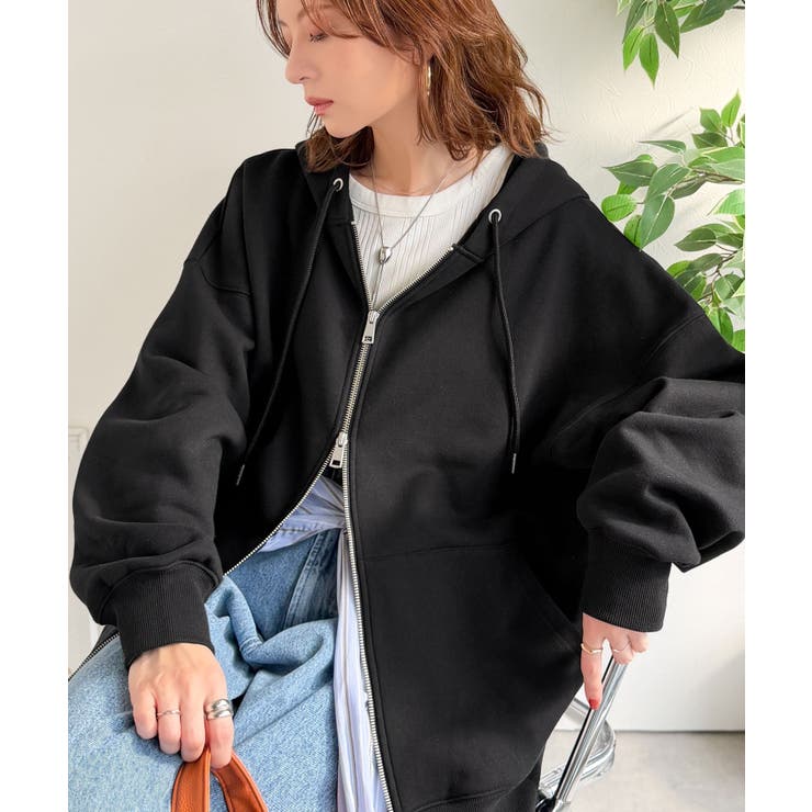 《JaVaジャバコラボ》シルエットアレンジ自在♪毎日使いに頼れる一枚◎ダブルジッ… | Classical Elf  | 詳細画像3 