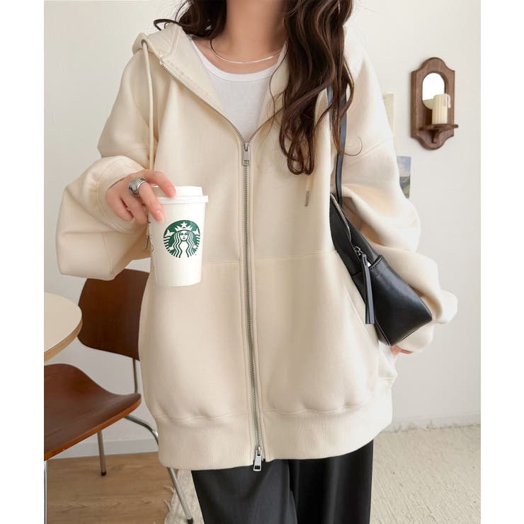 《JaVaジャバコラボ》シルエットアレンジ自在♪毎日使いに頼れる一枚◎ダブルジッ… | Classical Elf  | 詳細画像12 