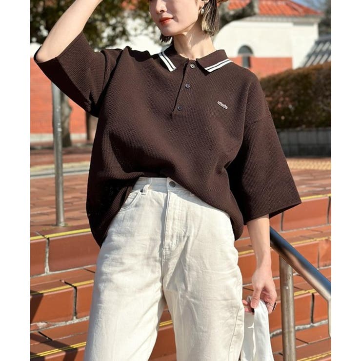 《JaVaジャバ コラボ》大人のスポーティー。超軽量襟ラインニットポロ | Classical Elf  | 詳細画像11 