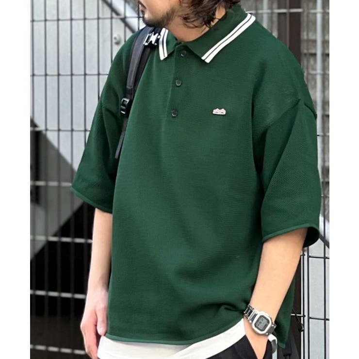 《JaVaジャバ コラボ》大人のスポーティー。超軽量襟ラインニットポロ | Classical Elf  | 詳細画像13 