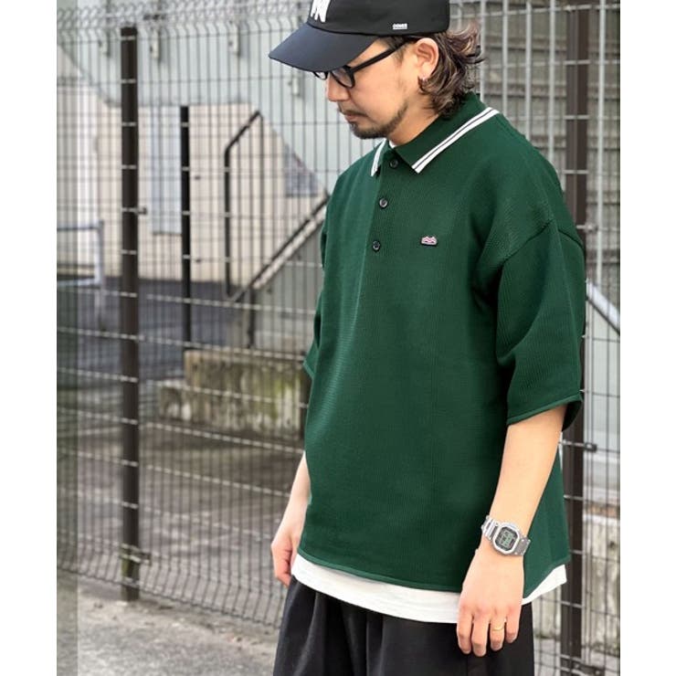 《JaVaジャバ コラボ》大人のスポーティー。超軽量襟ラインニットポロ | Classical Elf  | 詳細画像17 