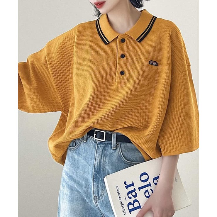 《JaVaジャバ コラボ》大人のスポーティー。超軽量襟ラインニットポロ | Classical Elf  | 詳細画像23 