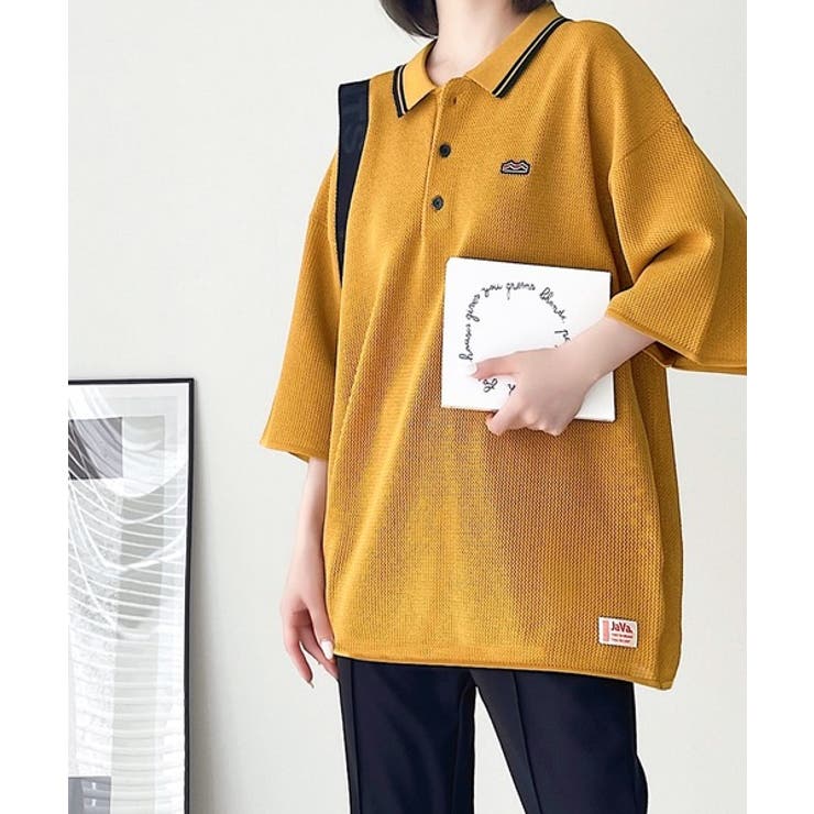《JaVaジャバ コラボ》大人のスポーティー。超軽量襟ラインニットポロ | Classical Elf  | 詳細画像25 