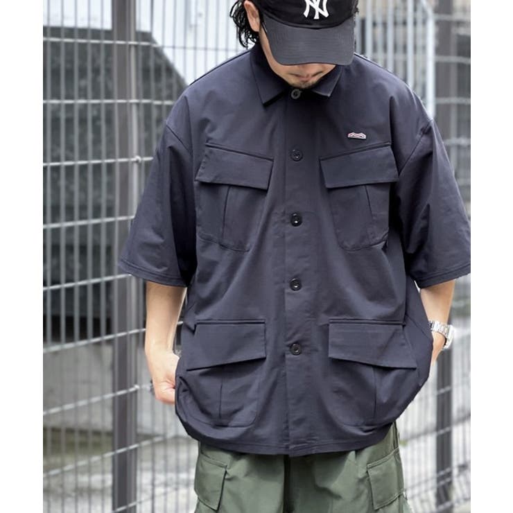 【FEPL】★男女兼用★25SSウォッシュドBDUシャツ ジャケット JaVaジャバ 別注》多機能！TECH素材 BDUシャツ[品番