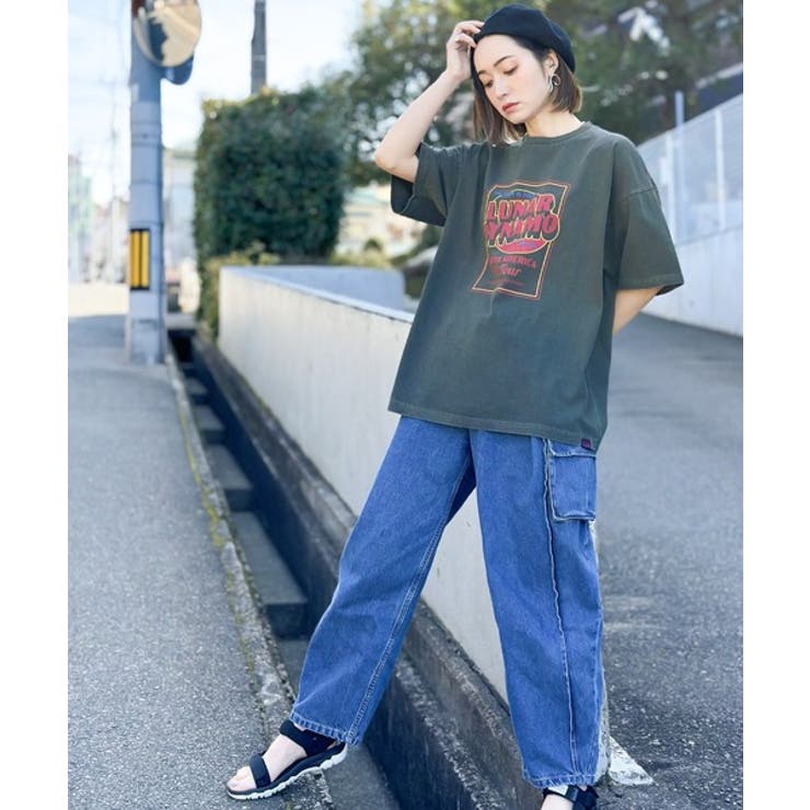 キャッチーな大人夏Tee。綿100%ピグメントロゴビッグTシャツ[品番：WZ000004654]｜Classical Elf  （クラシカルエルフ）のレディースファッション通販｜SHOPLIST（ショップリスト）