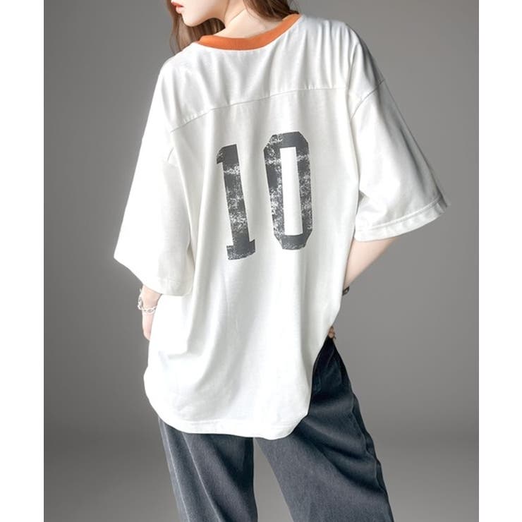 大人のアメカジスタイル。ナンバーリングリンガーフットボールT[品番