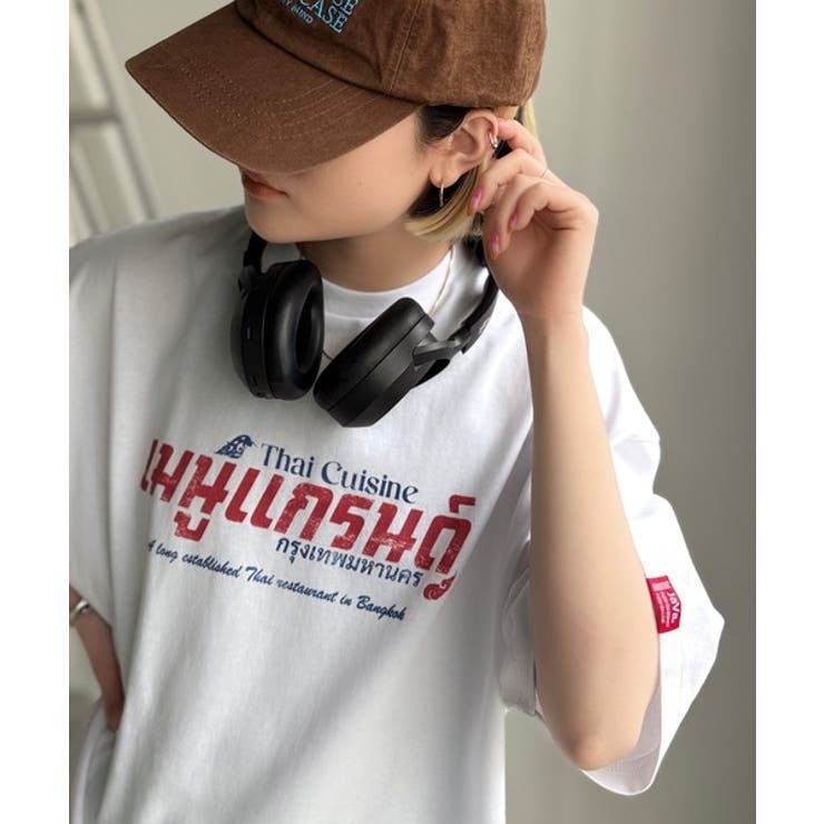 《JaVaジャバコラボ》お洒落見え確定。綿100％タイ料理メニュー風プリントルー… | Classical Elf  | 詳細画像8 