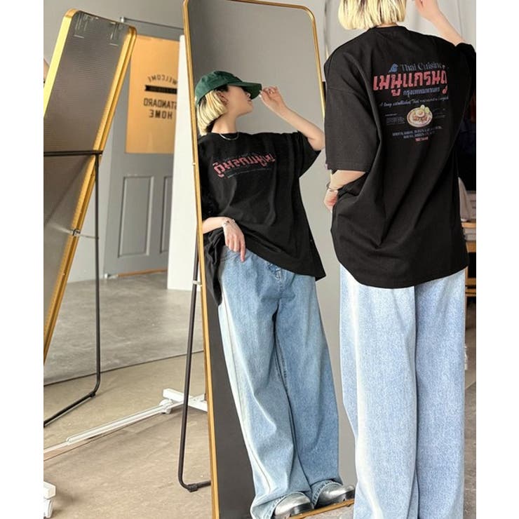 《JaVaジャバコラボ》お洒落見え確定。綿100％タイ料理メニュー風プリントルー… | Classical Elf  | 詳細画像23 