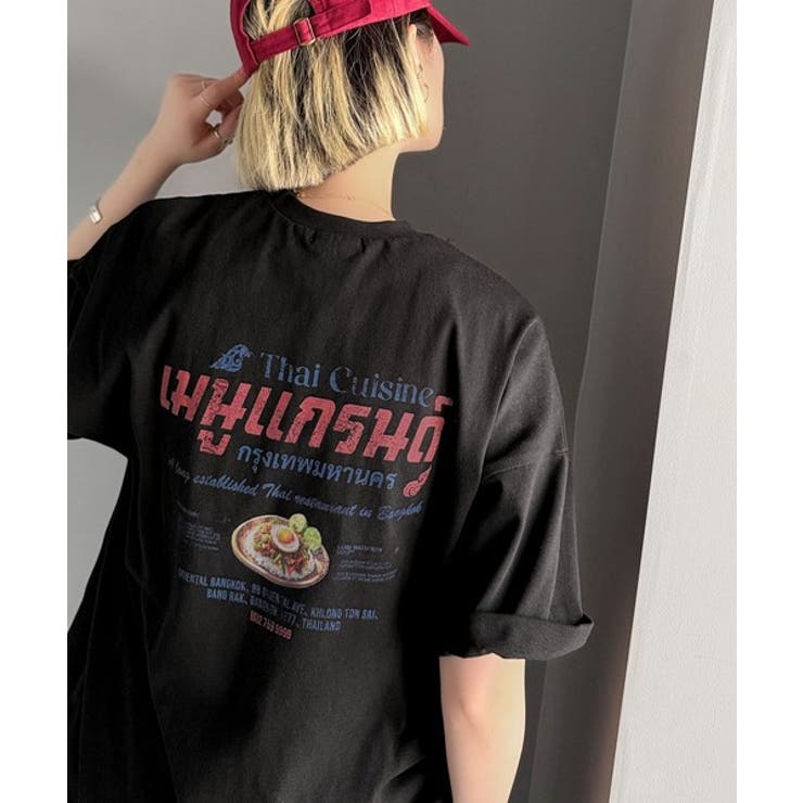 《JaVaジャバコラボ》お洒落見え確定。綿100％タイ料理メニュー風プリントルー… | Classical Elf  | 詳細画像26 