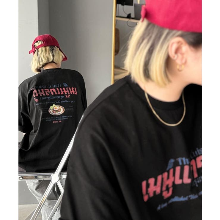 《JaVaジャバコラボ》お洒落見え確定。綿100％タイ料理メニュー風プリントルー… | Classical Elf  | 詳細画像28 