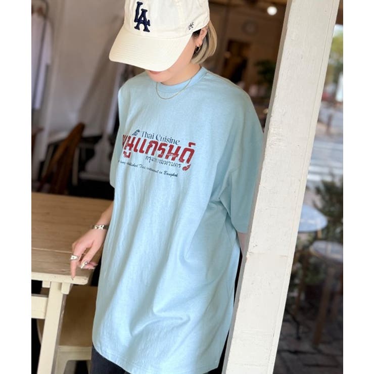 《JaVaジャバコラボ》お洒落見え確定。綿100％タイ料理メニュー風プリントルー… | Classical Elf  | 詳細画像35 