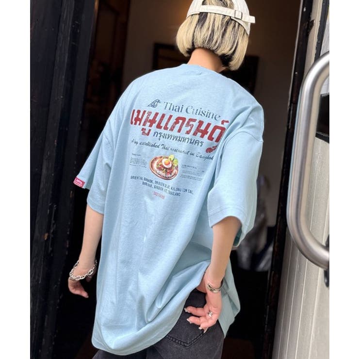 《JaVaジャバコラボ》お洒落見え確定。綿100％タイ料理メニュー風プリントルー… | Classical Elf  | 詳細画像37 