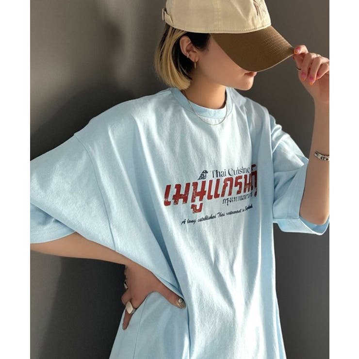 《JaVaジャバコラボ》お洒落見え確定。綿100％タイ料理メニュー風プリントルー… | Classical Elf  | 詳細画像44 