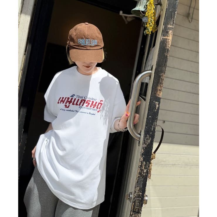 《JaVaジャバコラボ》お洒落見え確定。綿100％タイ料理メニュー風プリントルー… | Classical Elf  | 詳細画像5 