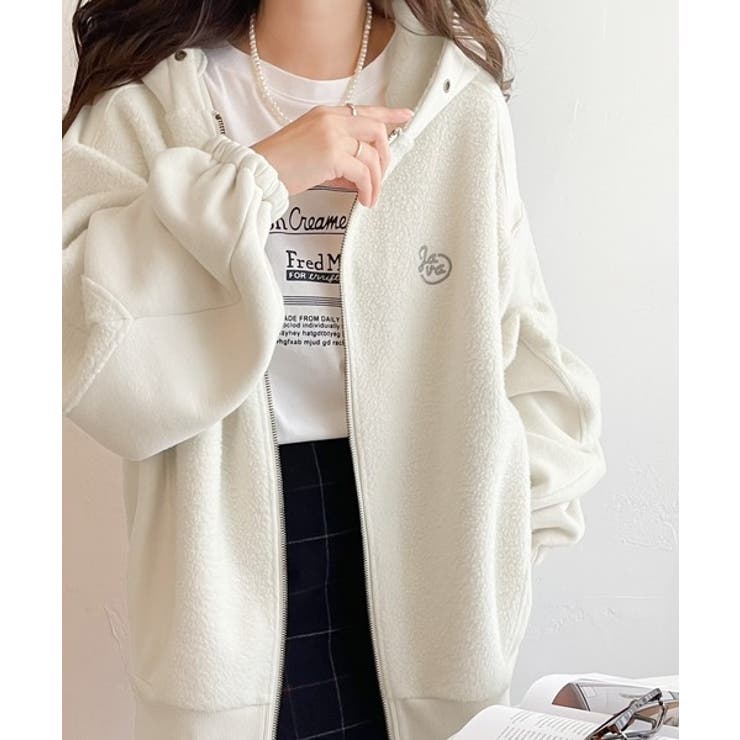 大人のデイリーコーデをアップデート！フルジップ切替ボアパーカー | Classical Elf  | 詳細画像10 