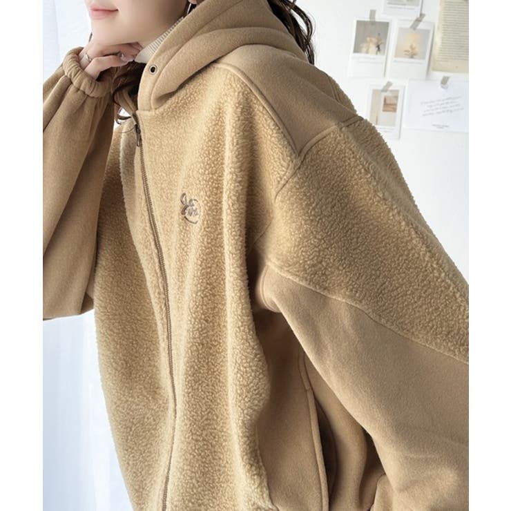 大人のデイリーコーデをアップデート！フルジップ切替ボアパーカー | Classical Elf  | 詳細画像21 